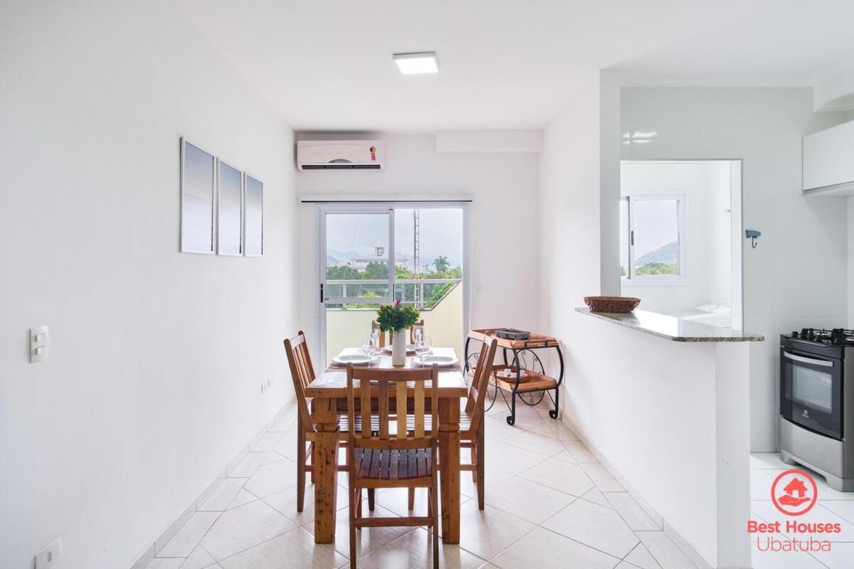 Bh56 Conforto, Ar, Varanda Gourmet E Vista Linda Apartamento Ubatuba