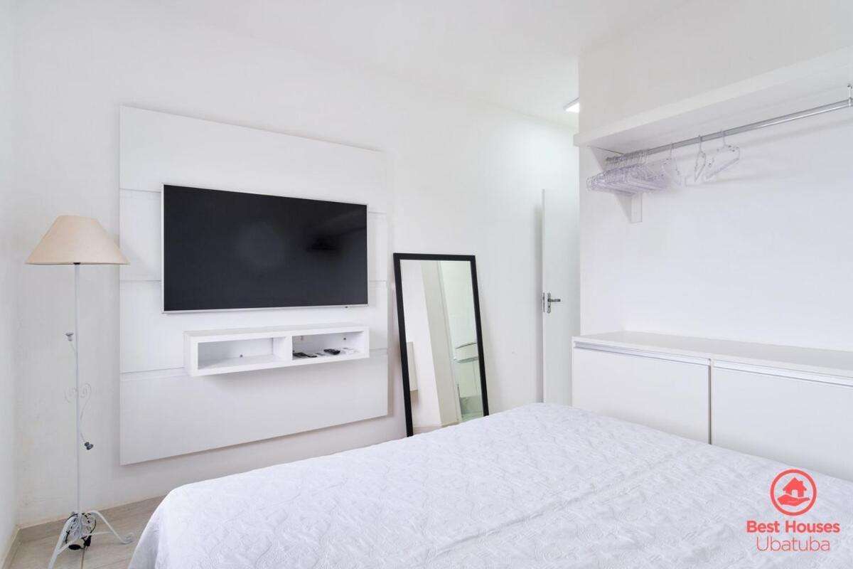 Apartamento Bh56 Conforto, Ar, Varanda Gourmet E Vista Linda Ubatuba